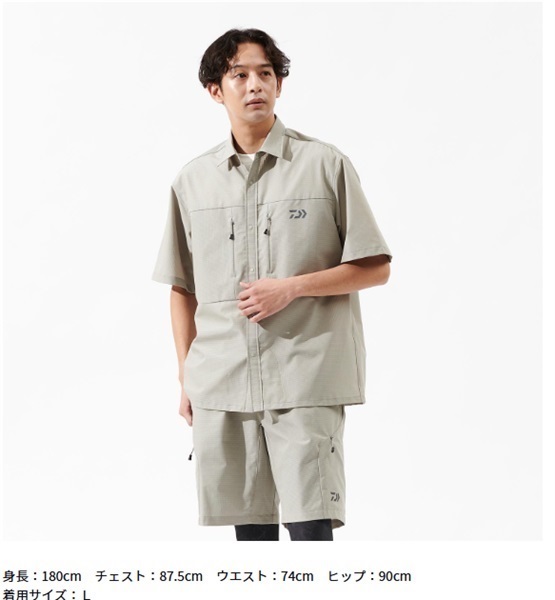 ストリームショートスリーブシャツ